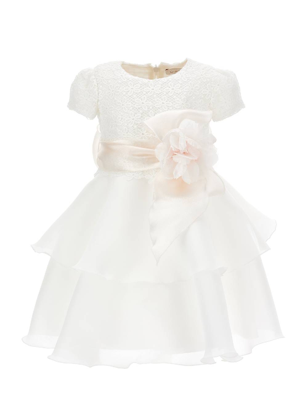 Monnalisa Abito macramé e tulle Black Friday