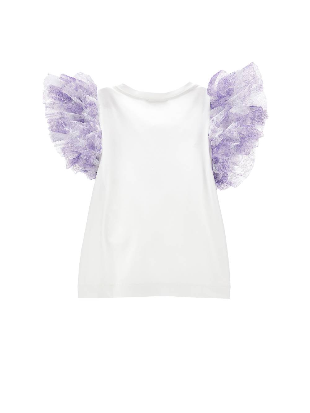 Monnalisa T-shirt con maniche tulle Offerta Anniversario