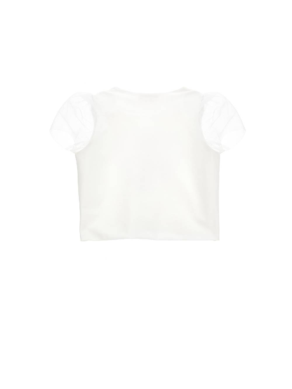 Monnalisa T-shirt cotone organico tulle Vendita calda