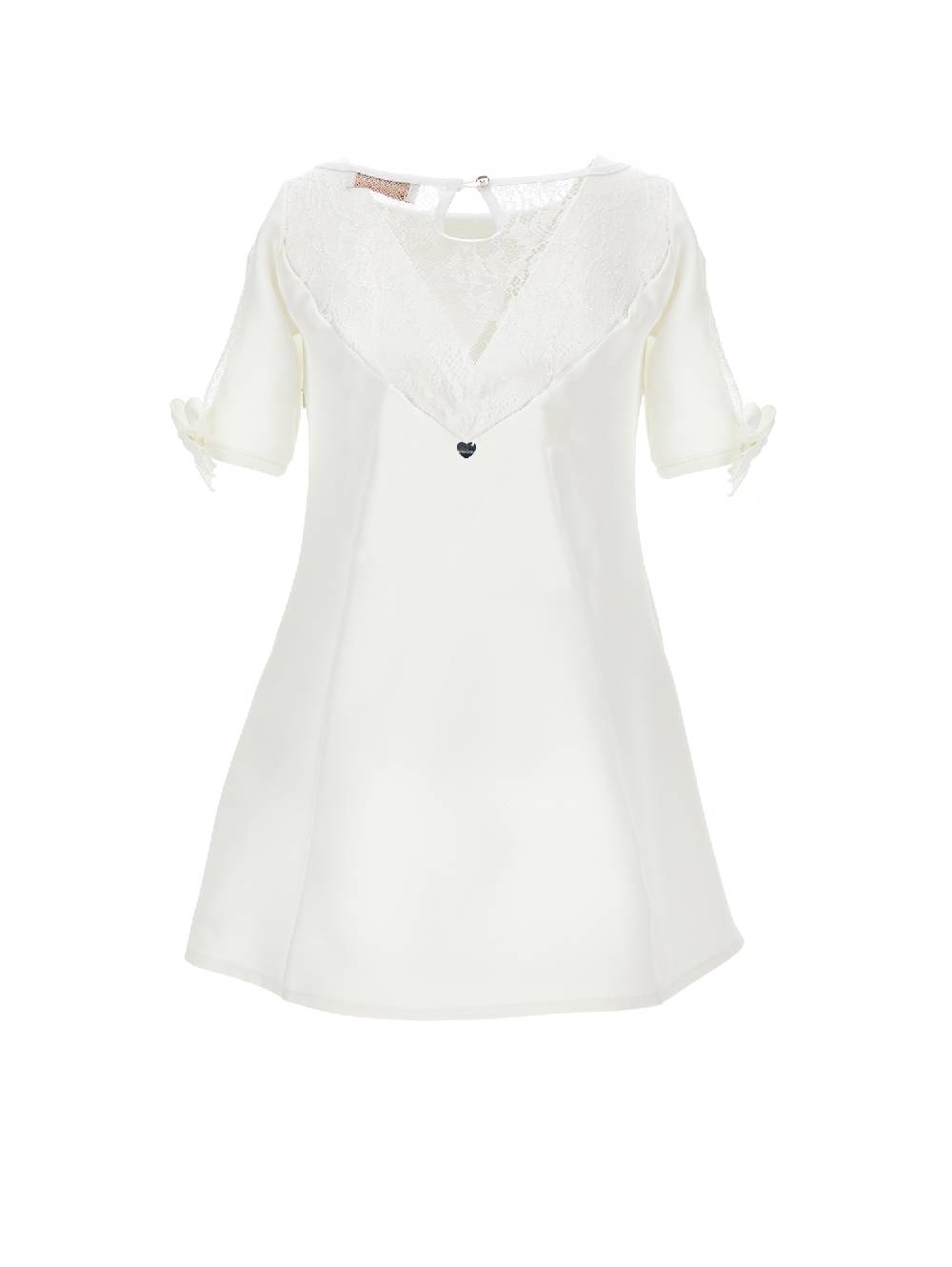 Monnalisa Abito crepe e pizzo Latest fashion
