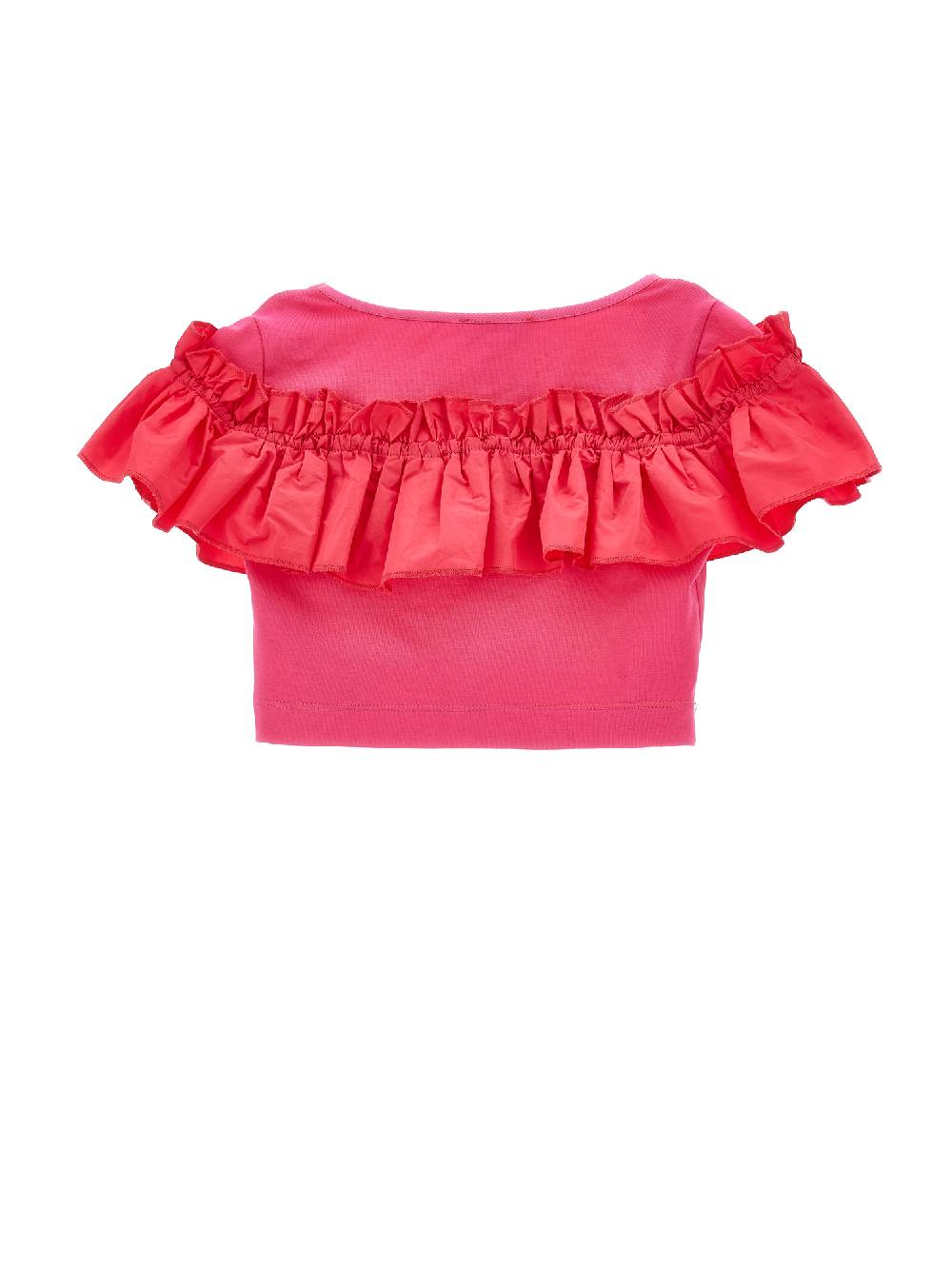 Monnalisa Top cotone con rouches Offerta temporanea