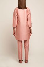 Manzoni 24 Cappotto double cotone-seta con spacchi Offerta speciale della fabbrica