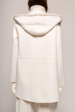 Manzoni 24 Parka in lana con bordo visone Convenienza