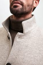 Manzoni 24 Cappotto jersey in tessuto cashmere Loro Piana Vendita Calda