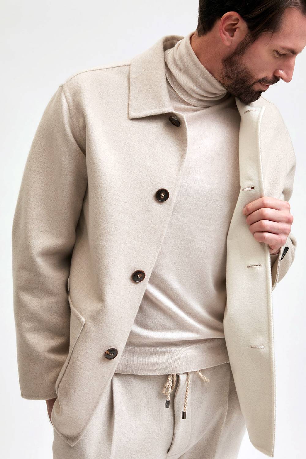 Manzoni 24 Giacca in tessuto cashmere Loro Piana I Più Venduti