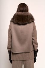 Manzoni 24 Gilet zibellino con cashmere 2025
