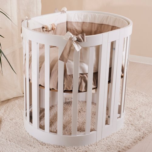 Nanán Culla ovale con kit trasformazione in lettino ed in poltroncine