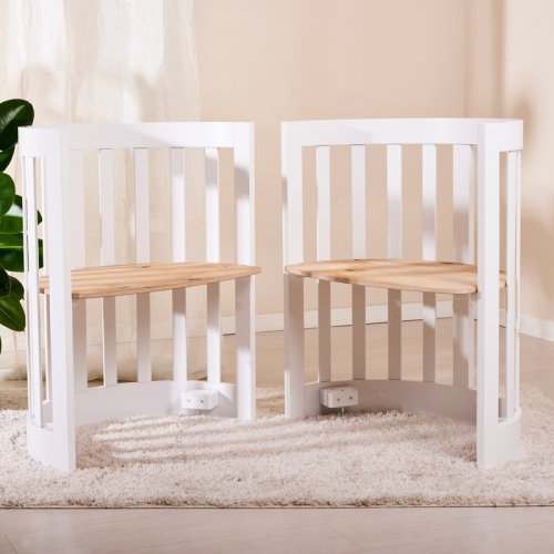 Nanán Culla ovale con kit trasformazione in lettino ed in poltroncine Pezzi Unici