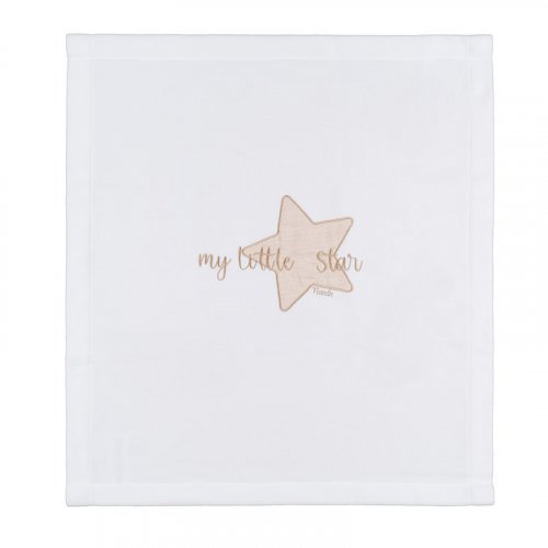 Nanán Copertina per carrozzina "My little Star" con ricamo beige Nuova