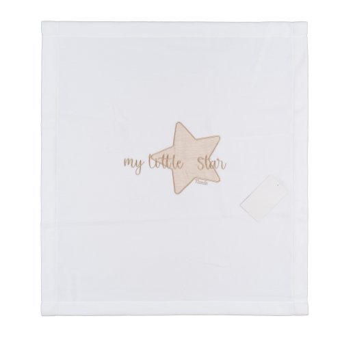 Nanán Copertina per carrozzina "My little Star" con ricamo beige Nuova