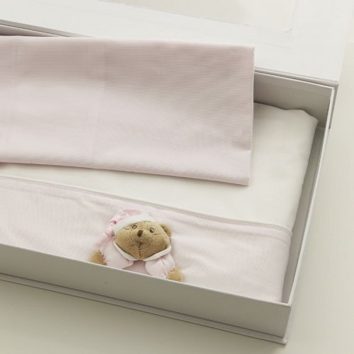 Nanán Lenzuola per MINI-ME set 3 pz Puccio rosa