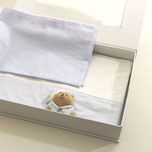 Nanán Lenzuola per MINI-ME set 3 pz Puccio azzurro Vendita