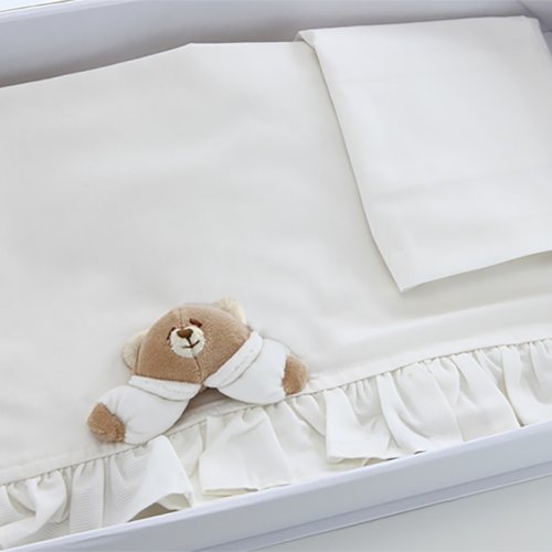 Nanán Set Lenzuola Letto 3pz Tato Panna Negozi Online