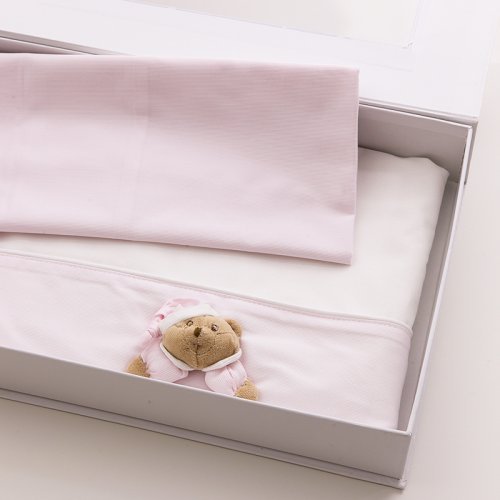 Nanán Puccio "Sei la mia Stella" Set Lenzuola Carrozzina Rosa Acquista Ora