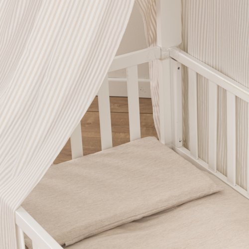 Nanán Set 2Pz Montessori Lenzuola letto + Federa Beige Affare Del Giorno
