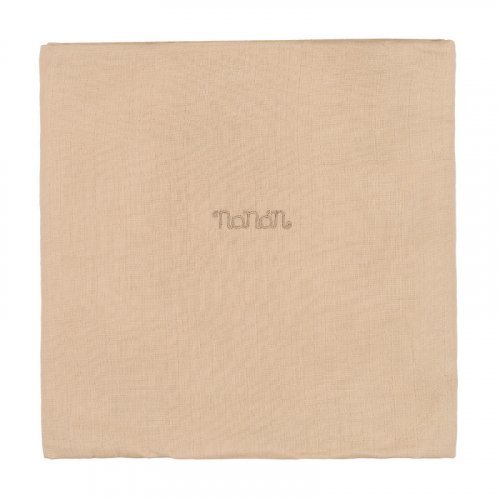 Nanán Set 2 pz mussola beige 120x120 cm Presa