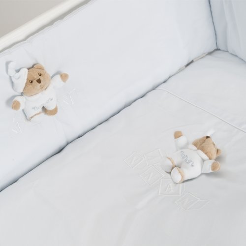 Nanán Set Piumone Mini Me 4pz Dadini Puccio Azzurro Vendite Flash
