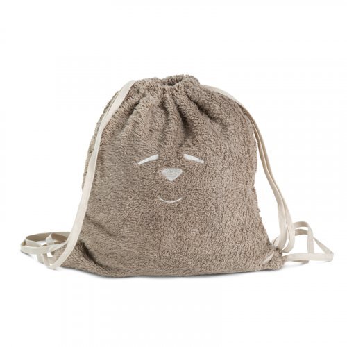 Nanán Sacca asilo in spugna con asciugamano beige Fino Al -60%