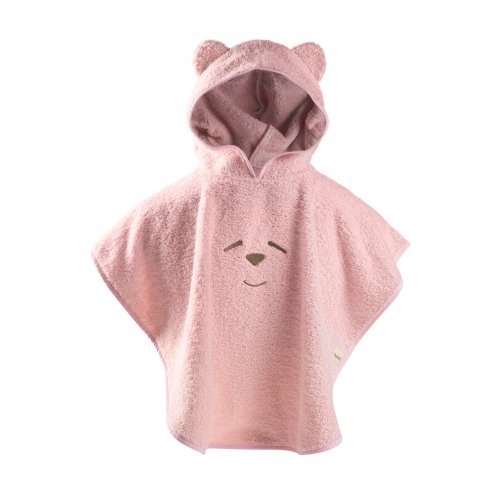 Nanán Accappatoio Poncho rosa 2/4 anni Presa