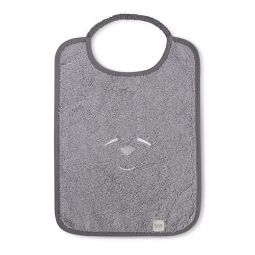 Nanán Bavaglino pappa grigio 25x35 cm Qualità