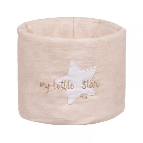 Nanán Cesto in stoffa beige Offerta speciale