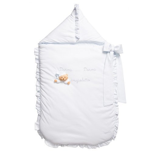 Nanán Puccio sacco porta baby azzurro Italia