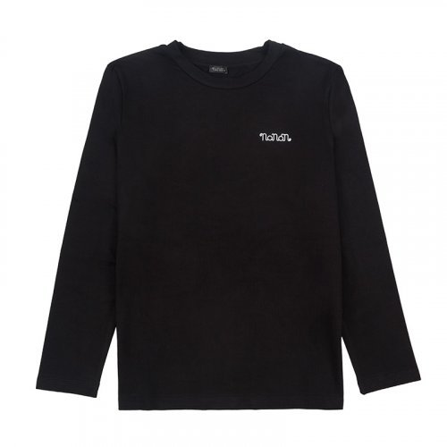 Nanán T-shirt Manica Lunga Nera Outlet