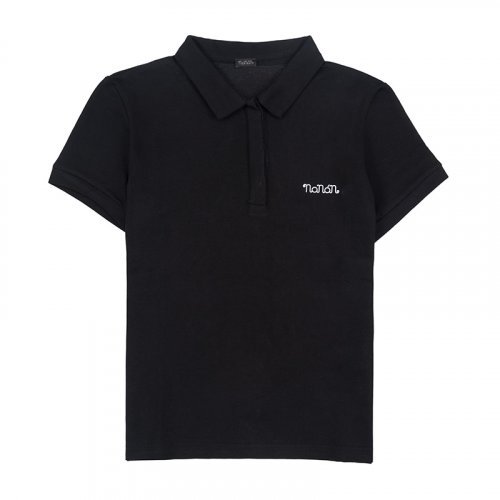 Nanán Polo Manica Corta Nera In Vendita