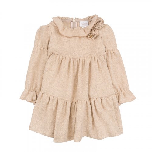 Nanán Abito Beige in Lurex Offerte