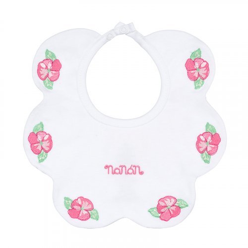 Nanán Bavaglio c/fiori ricamati Qualità Garantita