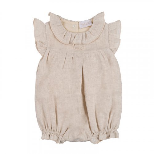Nanán Pagliaccetto in lino beige 2025