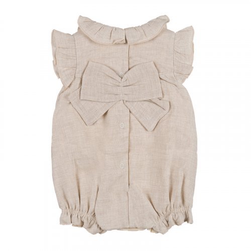 Nanán Pagliaccetto in lino beige 2025