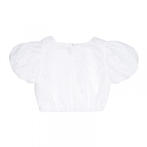 Nanán Top in sangallo bianco Offerte