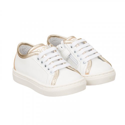 Nanán Scarpe in pelle bianche Moda