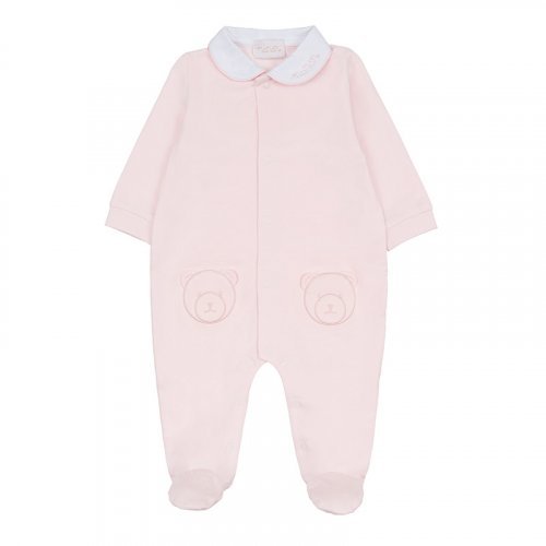 Nanán Tutina Aperta Davanti C/Colletto Rosa Consegna Veloce