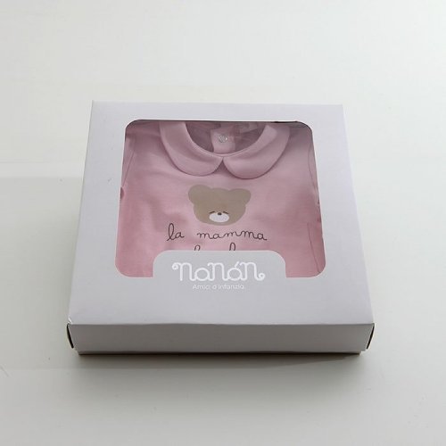 Nanán Confezione Tutina con scritta Bimba Offerta