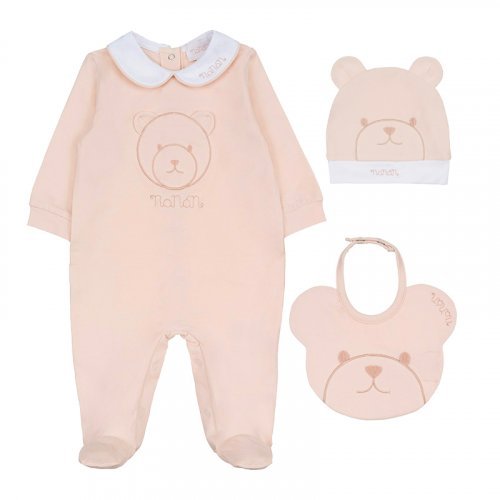 Nanán Confezione regalo tutina + berretta + bavaglio In Vendita
