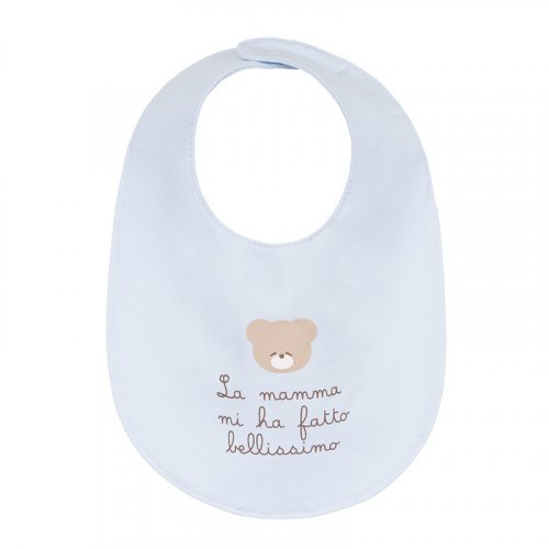 Nanán Bavaglio azzurro "La mamma mi ha fatto bellissimo" Hotsell