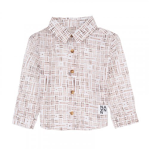 Nanán Camicia con fantasia geometrica