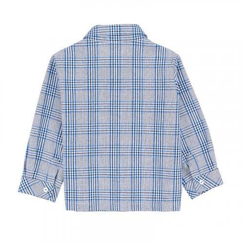 Nanán Giacca/camicia scozzese blu Convenienza