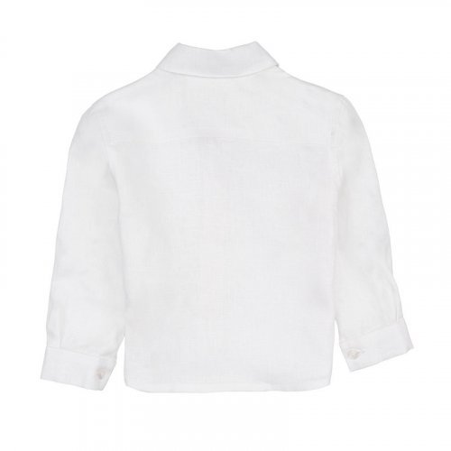 Nanán Camicia in lino bianco Offerta
