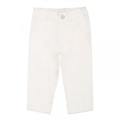 Nanán Pantalone classico bianco