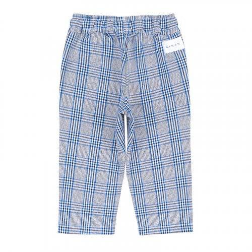 Nanán Pantalone scozzese blu Negozio
