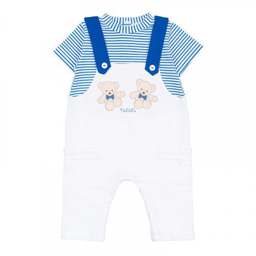 Nanán Pagliaccetto c/salopette blu Moda