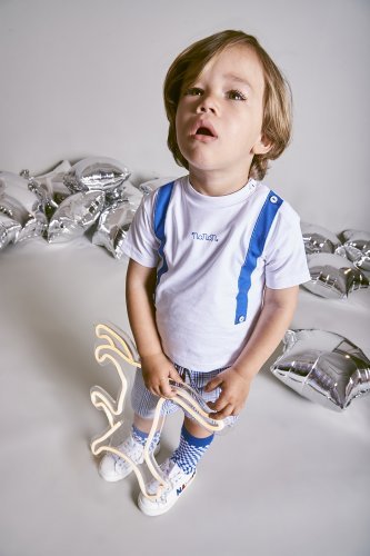 Nanán T-shirt c/bretelle bianco Flash Sale