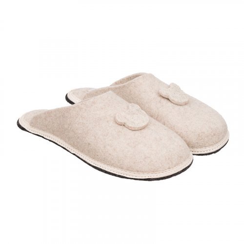 Nanán Pantofola panna Latest fashion
