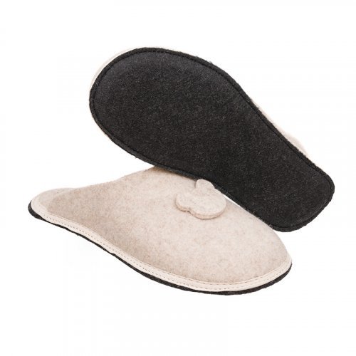 Nanán Pantofola panna Latest fashion