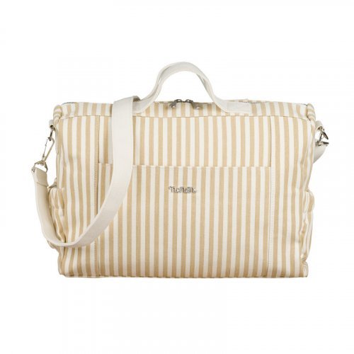 Nanán Borsa passeggio canvas beige Enormi sconti