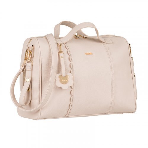 Nanán Borsa passeggio c/fasciatoio beige In vendita