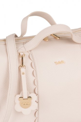 Nanán Borsa passeggio c/fasciatoio beige In vendita